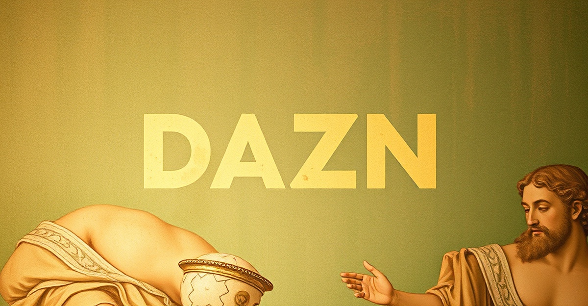 Logo DAZN sul tablet — calcio in streaming Italia