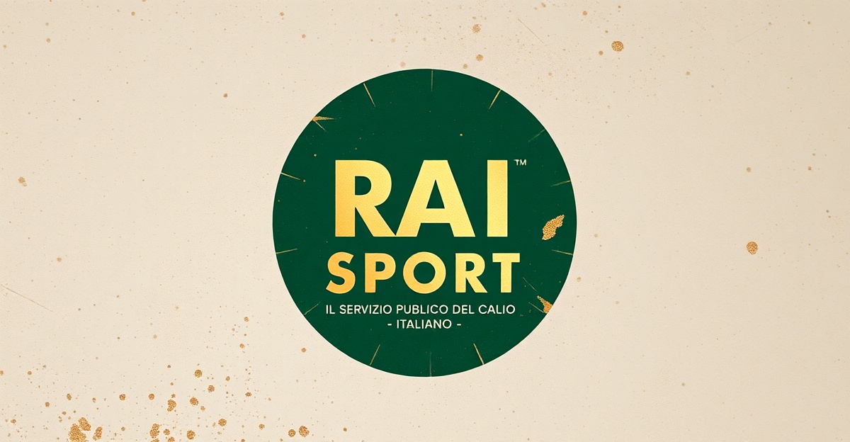 Studio RAI Sport con la Nazionale italiana